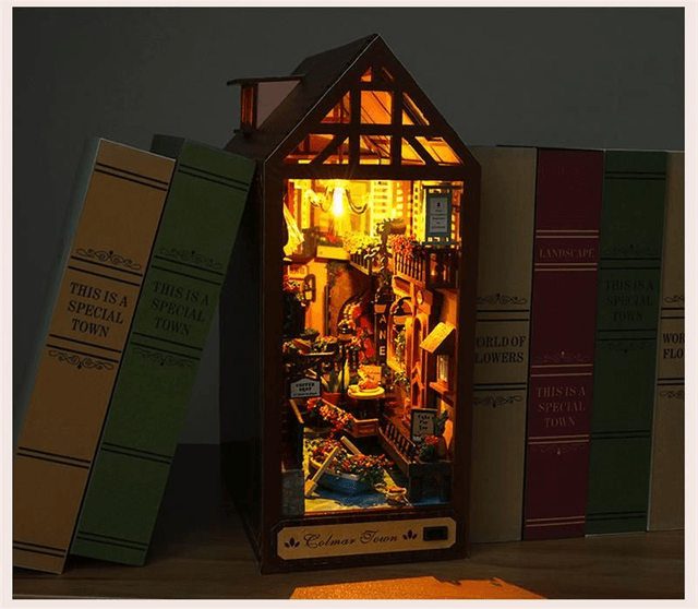 Creative DIY Bookend - Colmar Town