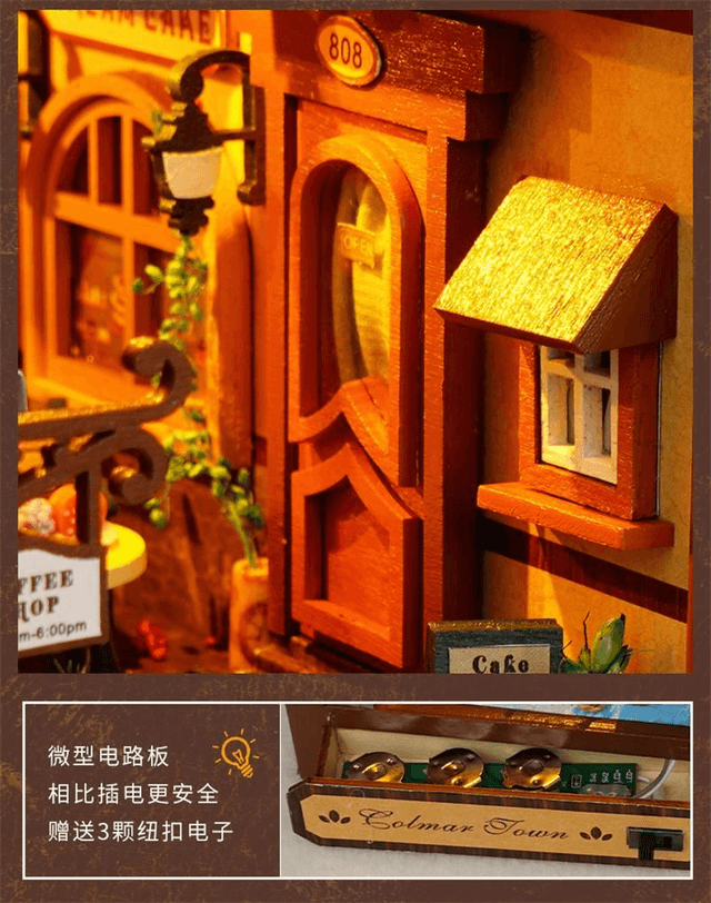Creative DIY Bookend - Colmar Town
