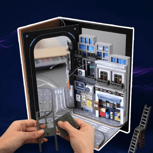 Creative DIY Bookend - Future World