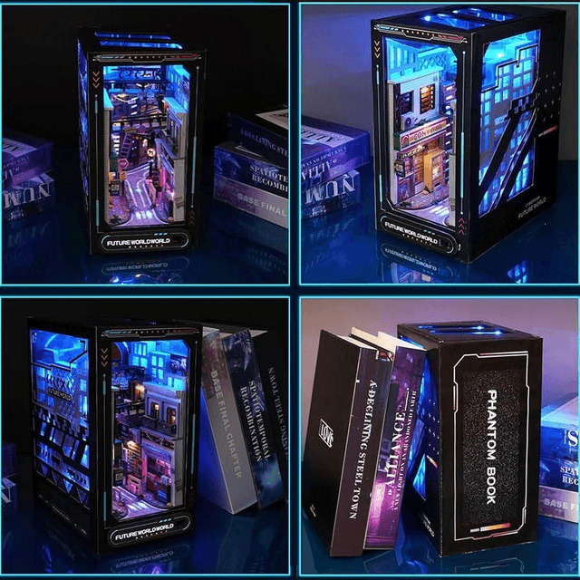 Creative DIY Bookend - Future World
