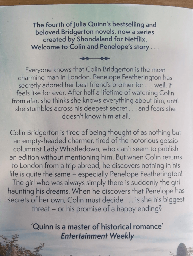 Romancing Mr Bridgerton (4) - Julia Quinn 