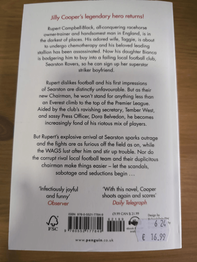 Tackle - Jilly Cooper