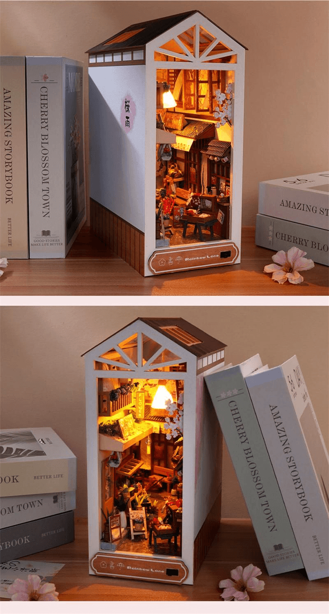 Creative DIY Bookend - Rainbow Lane