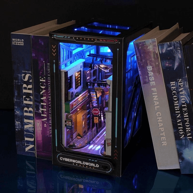 Creative DIY Bookend - Future World