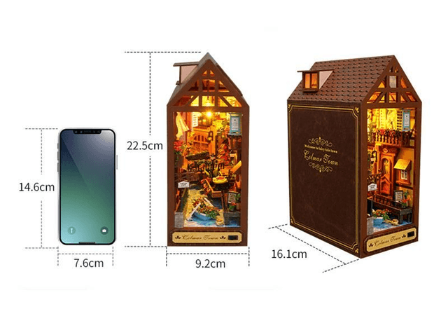 Creative DIY Bookend - Colmar Town