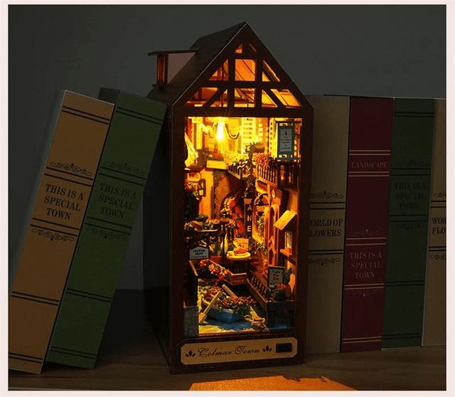 Creative DIY Bookend - Colmar Town