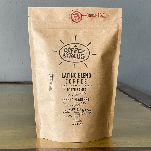 Latino Blend Coffee 250g - Seven Beans Coffee Circus.